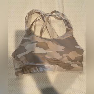 Athleta Sport Bra-White Camo